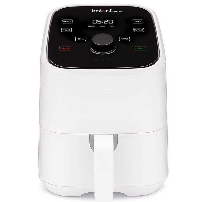 

Instant Vortex 2QT 4-in-1 Air Fryer Oven Combo, (Free App With 90 Recipes), Customizable Smart Cooking Programs, Roast, Toast