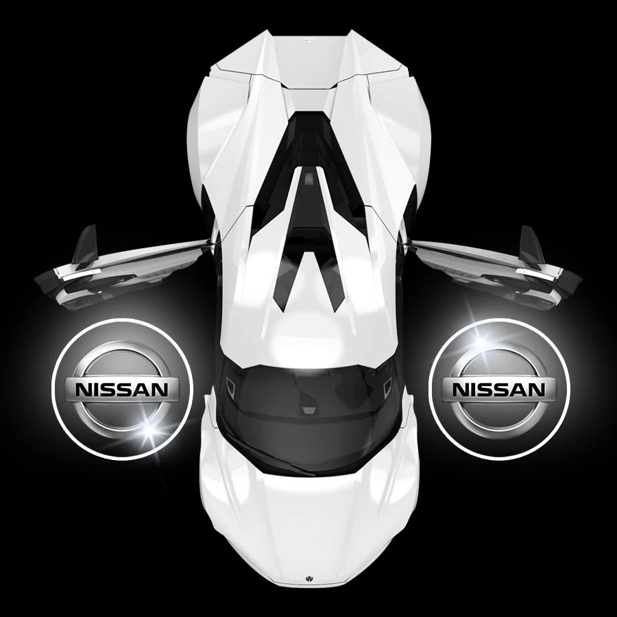 

2PCS Car Door LED Light Auto Shadow Styling Lamp Wireless Laser Projector For Nissans Nismo X-trail Almera Qashqai Tiida Teana