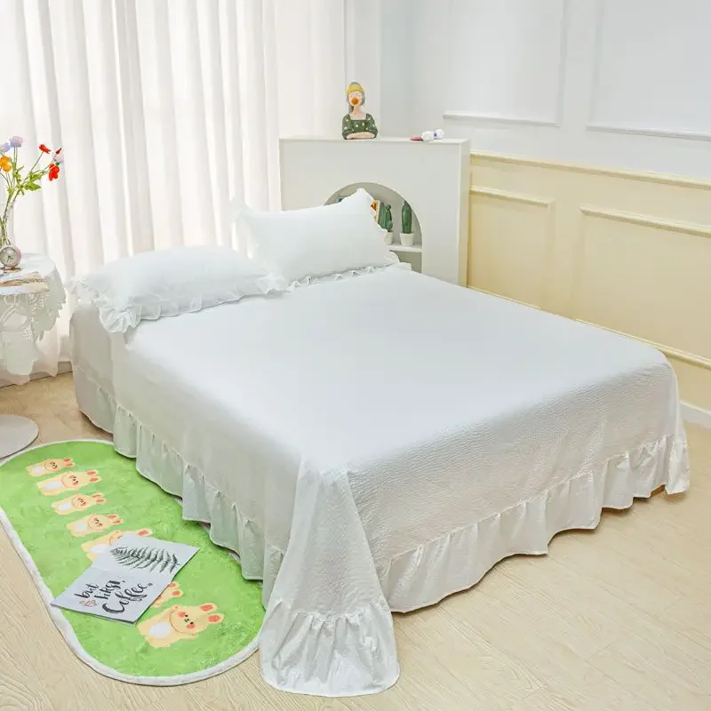 Простыни плоские однотонные удобные нескользящие простыни Антибактериальный