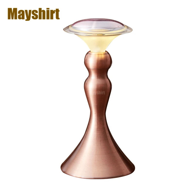 

Bar Table Lamp Touch Dimming Cordless Rechargeable Led Mushroom Lamps Living Room Cafe Restaurant Night Stand Light Bedroom Lamp