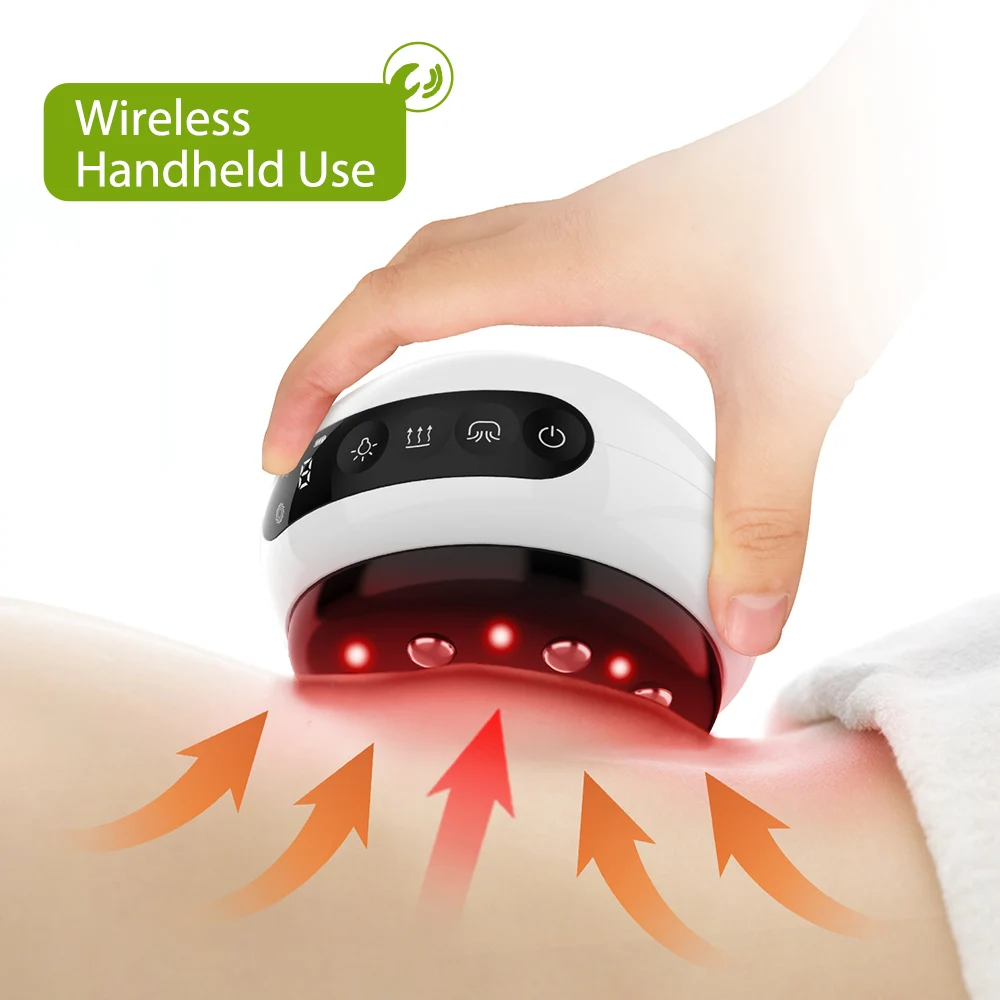 

Smart Vacuum Cupping Massager Rechargeable Electric Cupping Machine Infrared Heating Therapy Gua sha Slimming Body Massager