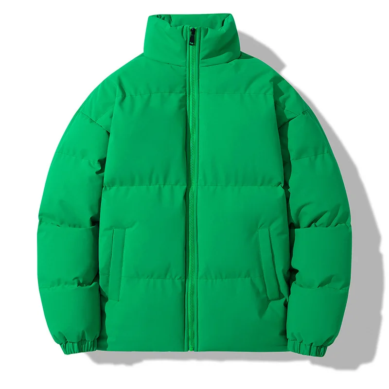 2023 Jacket Men Parkas Thicken Warm Coat Mens Stand Collar Solid Color Casual Parka Women Fashion New Streetwear 6XL