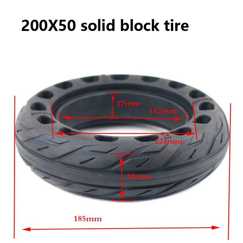 200x50 8X2T твердая шина 8 дюймов подходит для электрического самобалансирующегося