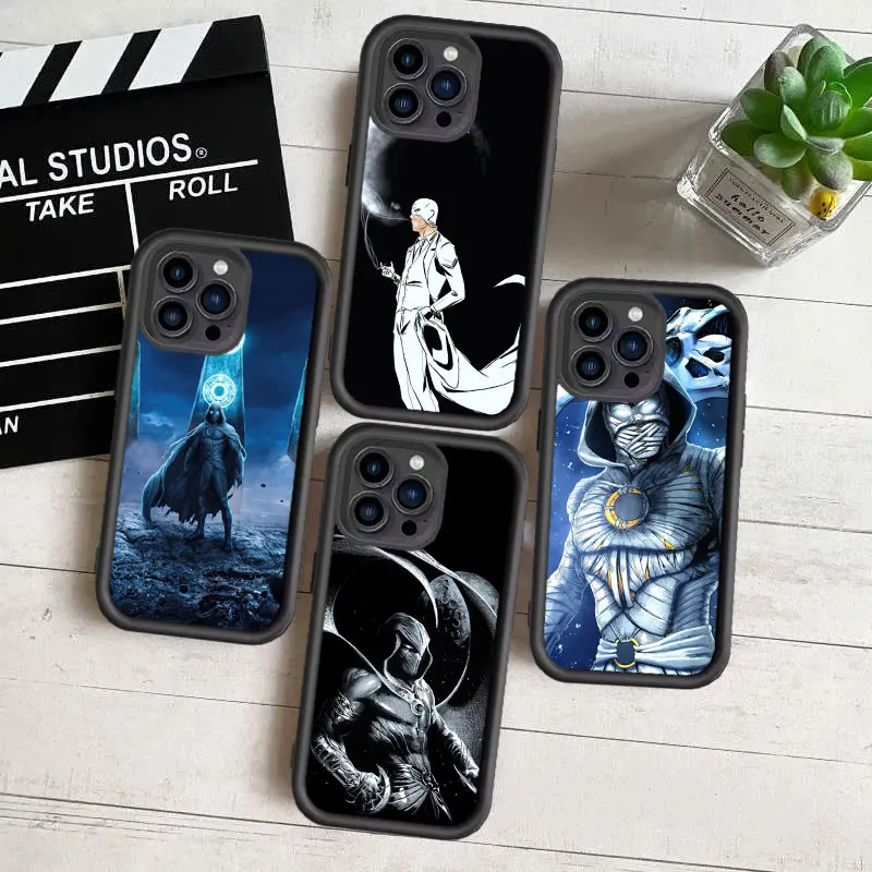 Ударопрочный силиконовый чехол Moon Knight для iPhone X XR XS Max 8 7 Plus SE