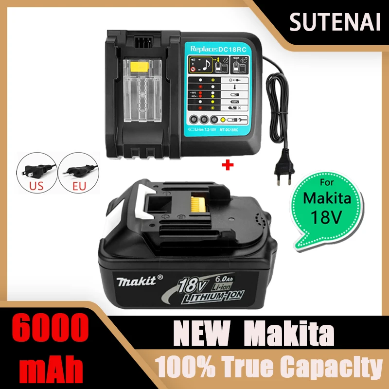 

Upgraded Superbattery 18V Makita BL1860 BL1850B BL1850 BL1840 BL1830 BL1820 BL1815 LXT-400 Replacement Lithium Battery