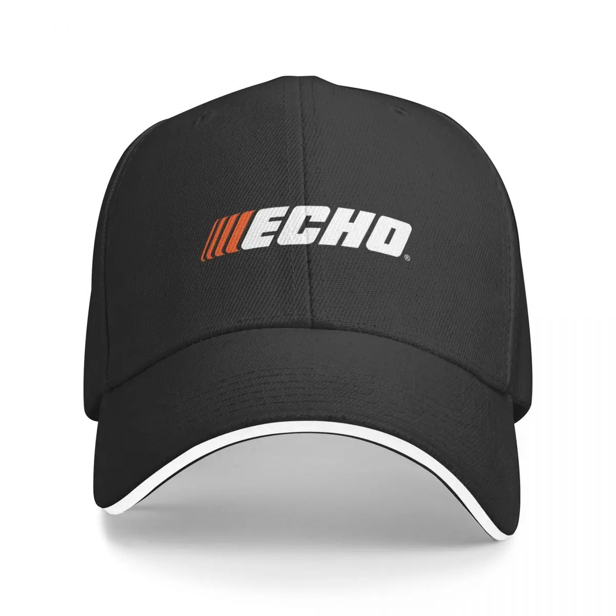 

ECHOS Logo Baseball Cap Summer Men 2023 Casual Sandwich Baseball Cap Casual Personalized Hat