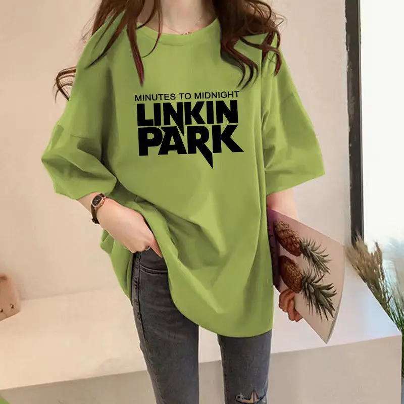 VOLALO 100% хлопок новинка 2024 простая свободная футболка женская с короткими рукавами