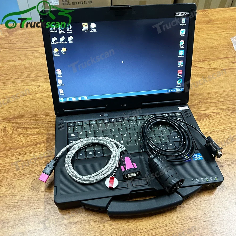 Инструмент диагностики грузовиков для ноутбука Sculi LIEBHERR DIAGNOSTIC KIT LD+cf53