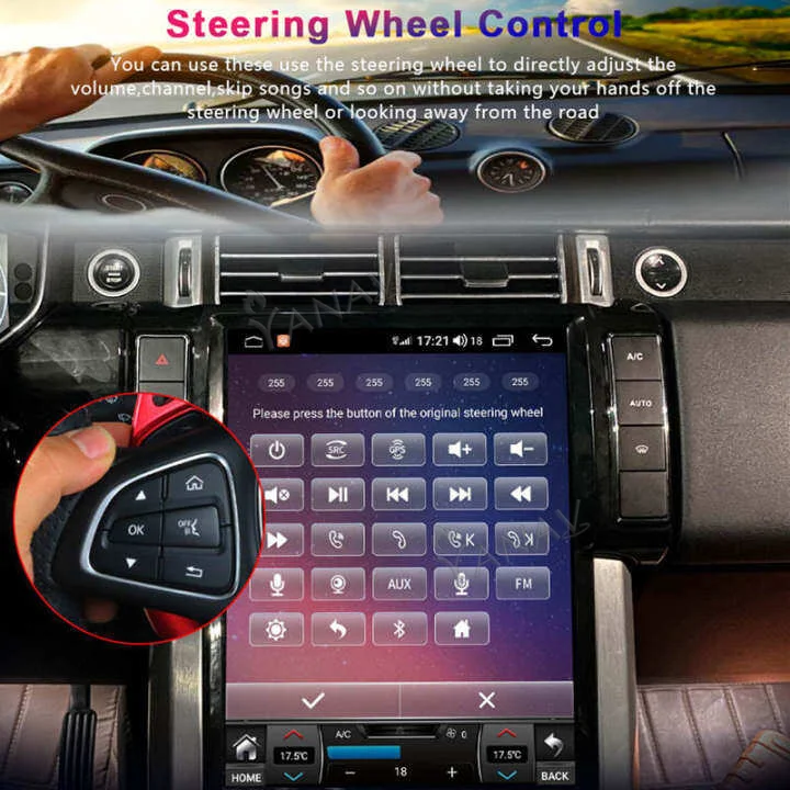 

Для Land Range Rover Sport Vogue 2013-2017 Android Тесла стиль 15,6 дюймов автомобильный радиоприемник GPS Навигация стерео Мультимедийный Плеер