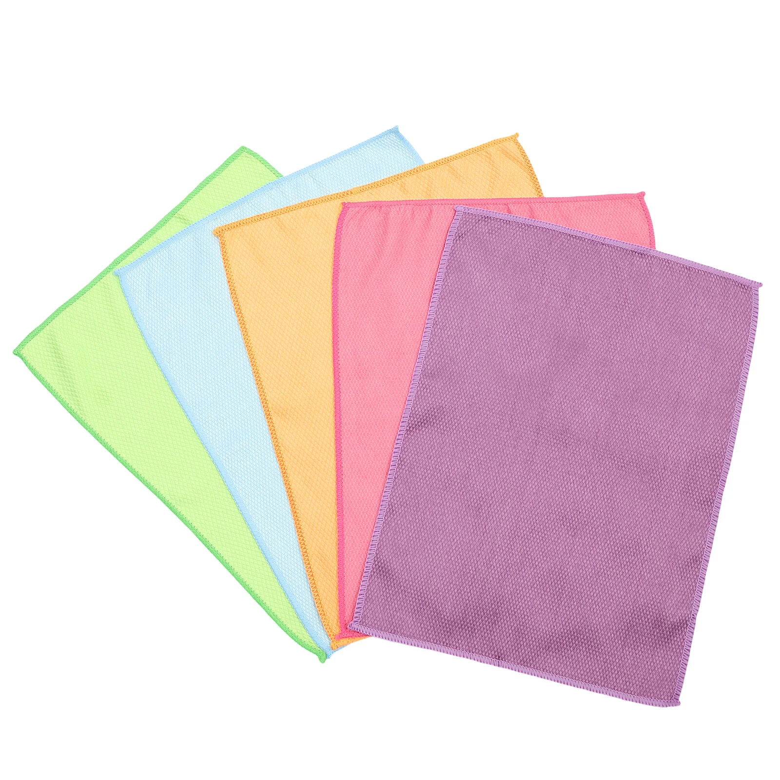 

5 Pcs Cleaning Cloth Glass Window Wipes Screen Kitchen Supplies Phone Rags Microfiber Cloths Towels Wet Computer