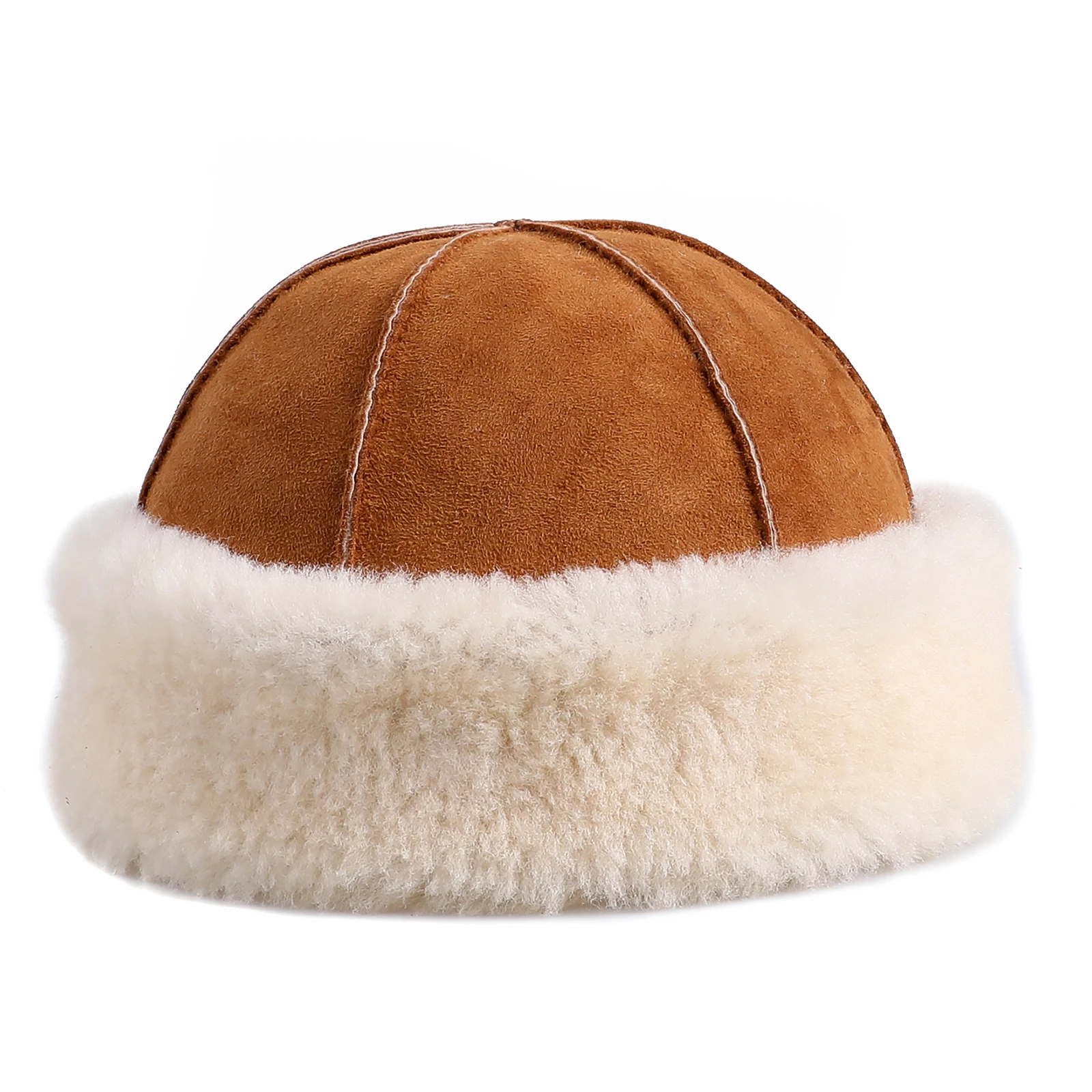 Шапка BOONJOVIA унисекс из натуральной овечьей кожи цвета в ассортименте