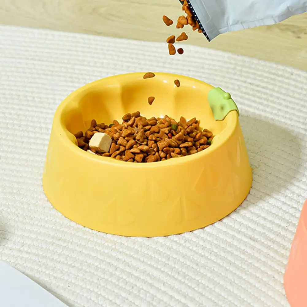 

Pet Bowl Sturdy Reinforced Base Solid Cats Dogs Water Food Dish Plate Pet Supplies