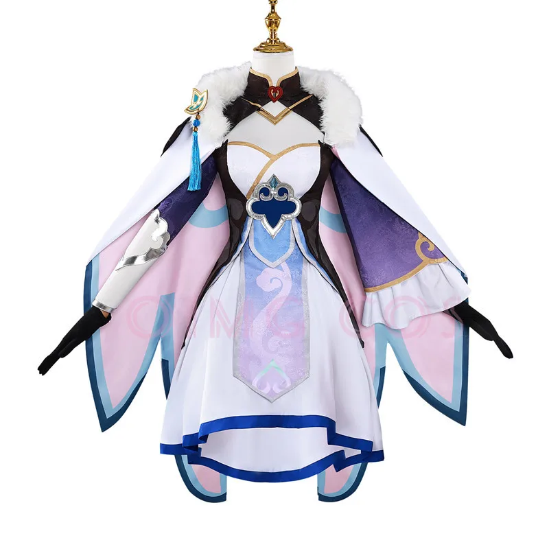 Honkai Star Rail Baiheng Косплей Костюм для взрослых Карнавальная форма Аниме Хэллоуин
