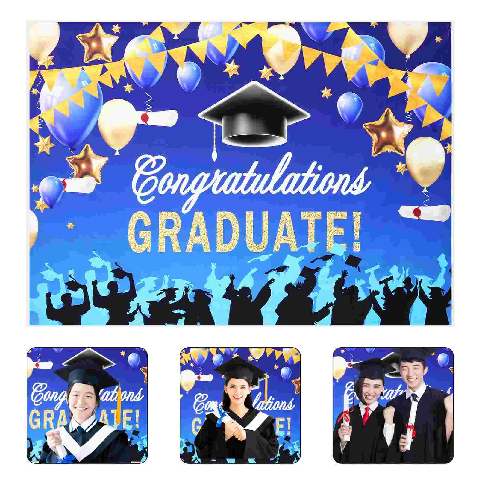 

Photo Booth School Hanging Background Cloth Graduation Backdrop Graduation Backdrop Decor Celebration Decoration