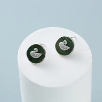 swan earring s925 sterling silver 2022 new female french high grade earrings design sense of small wholesale