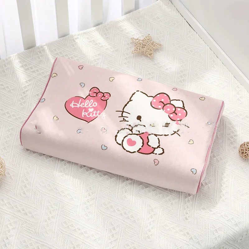 

Kawaii Sanrio детская подушка Hello Kittys симпатичная аниме латексная подушка на все сезоны удобные Стрейчевые дышащие игрушки подарок для девочек