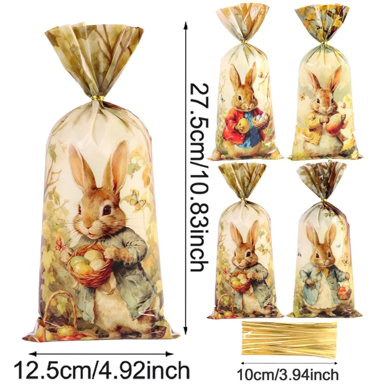 

Пасхальные подарочные пакеты 25/50/100 шт