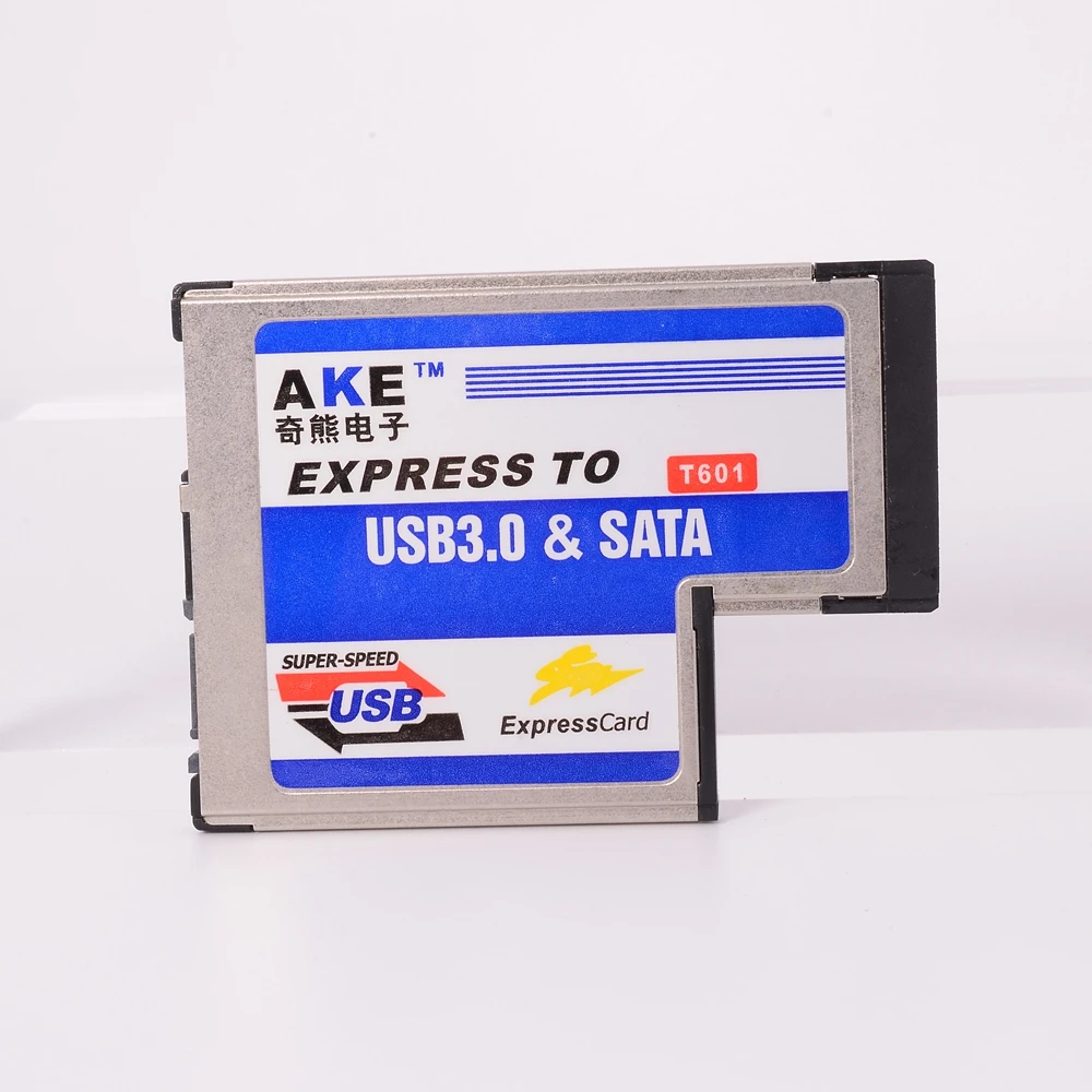 Фото ExpressCard 54 мм для ноутбука Express с USB3.0 + SATA Карта расширения Т-образный L-образный №3