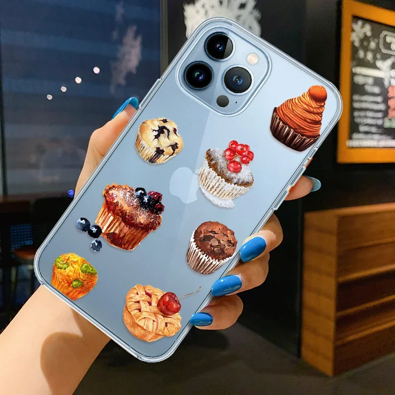 Чехлы для телефонов iPhone 14 15 13 Pro Max Mini XR XSMax 7 8 Plus SE 12 11 роскошный мягкий прозрачный