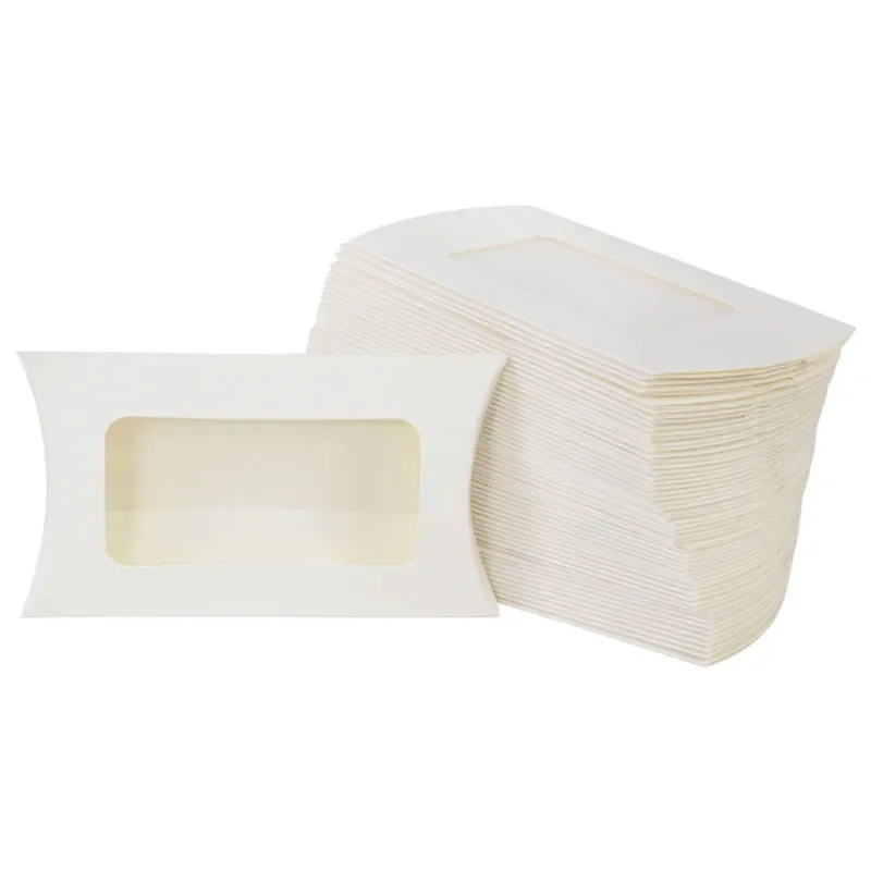 

Коробки для конфет в форме подушки, крафт-бумага, 50 шт.