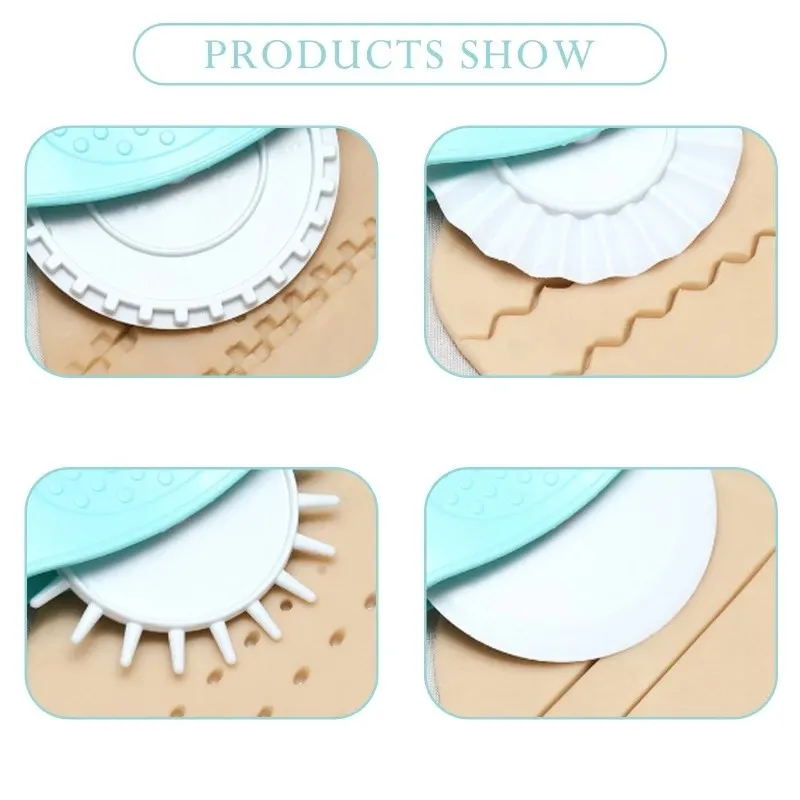 Режущий обжимной ролик для печенья волнистая форма пучка Кондитерский Резак