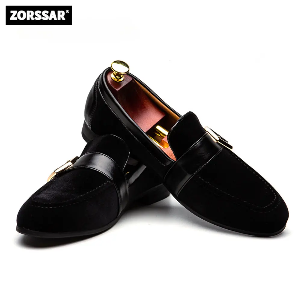 Туфли мужские классические замшевые, удобные мокасины, без застежки, лоферы, повседневная обувь, лето 2023