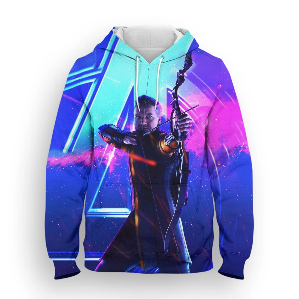 

Hot Toys Sweatshirt For Men Avenger 3D Print Hawkeye Cool Boy Girl Kids Pullover Fashion Spring Harajuku Women Oversized Hoodies