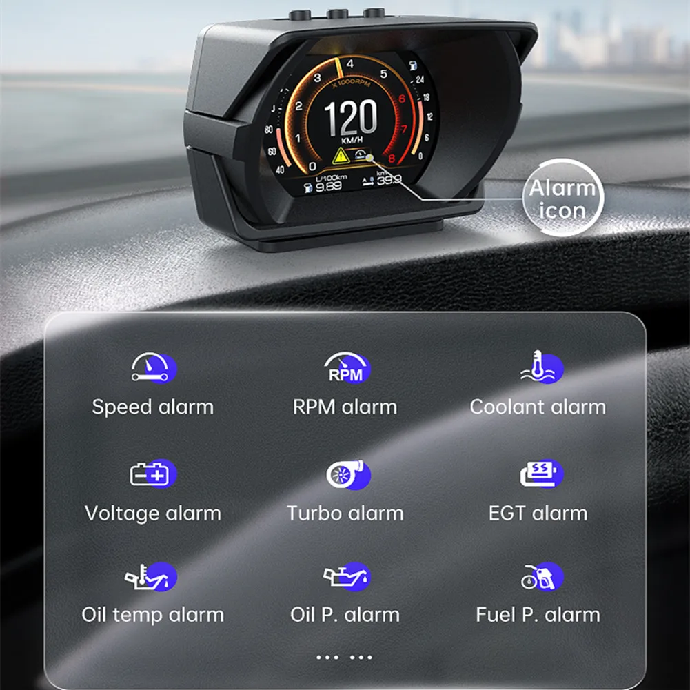 Фото Автомобильный бортовой компьютер A700, три в одном, GPS-Спидометр OBD2, интеллектуальная система сигнализации с инклинометром №3