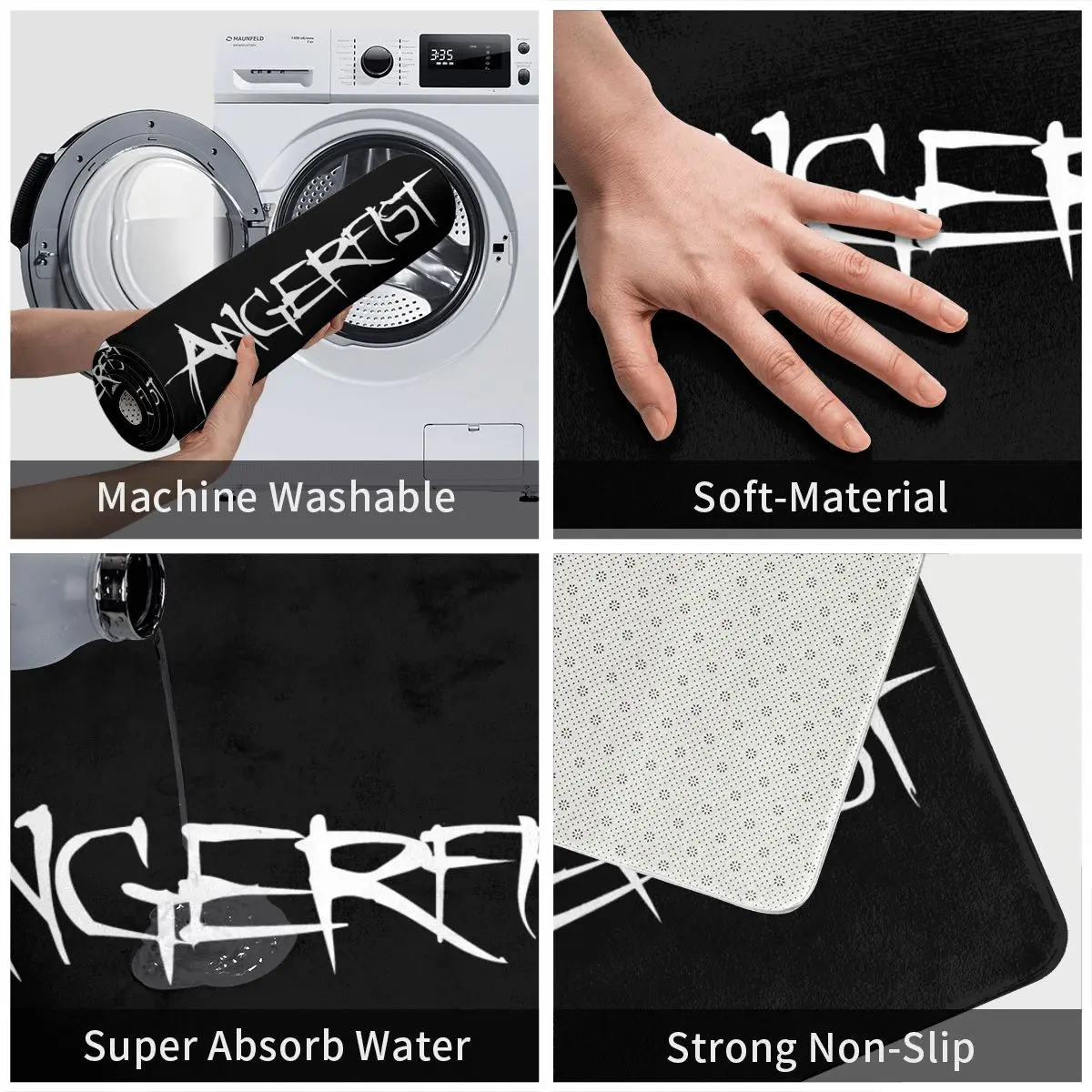 Коврик для ванной с логотипом 118 50x80 см