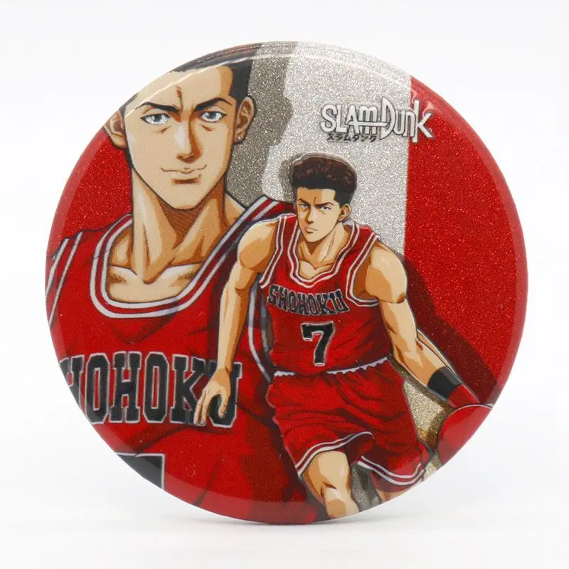 Фото Slam Dunk Sakuragi Hanamichi Haruko Akagi Rukawa Kaede креативный и персонализированный аниме периферийный брелок украшение для значка №4