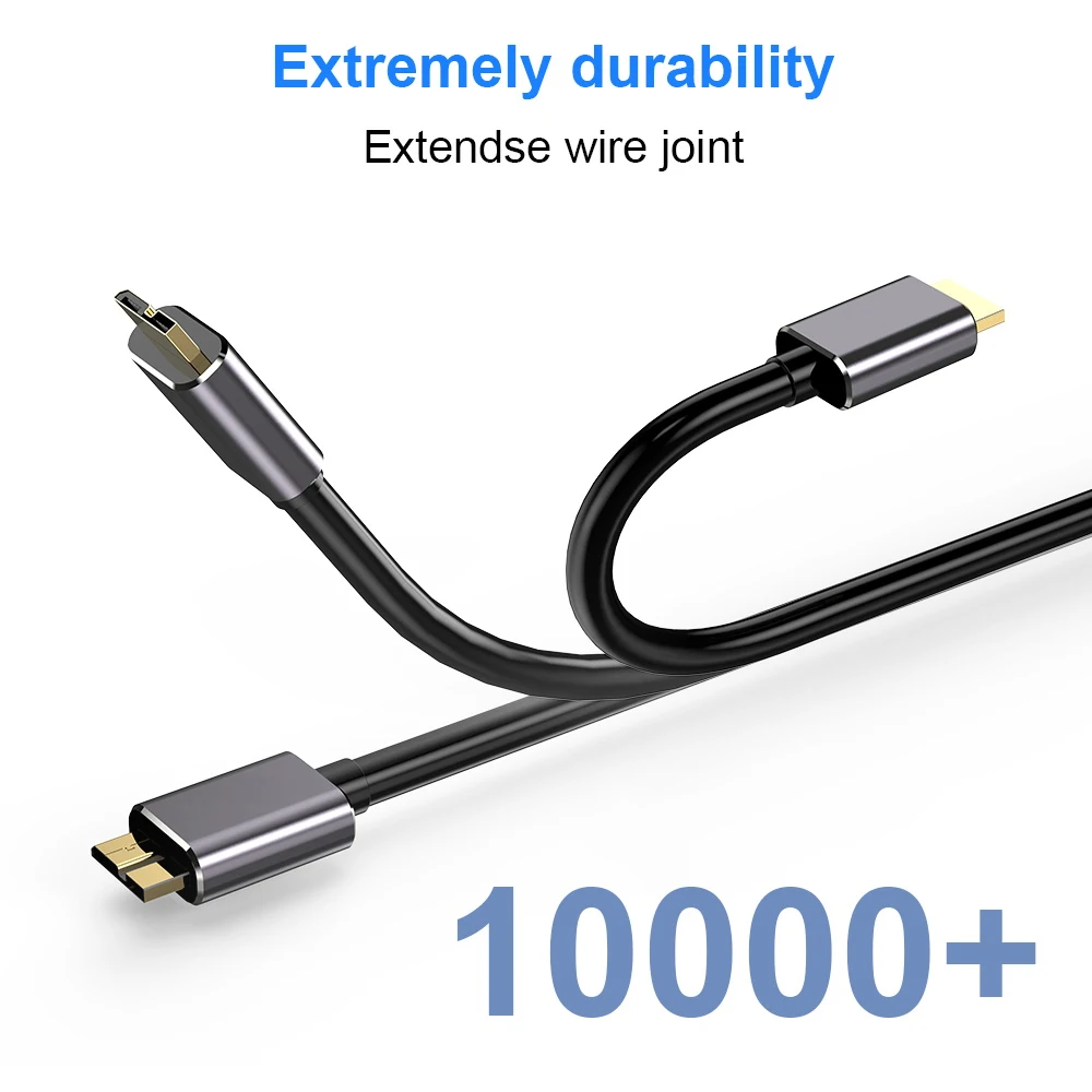 Кабель USB 3,0 к Micro B, внешний провод для жесткого диска, провод  передачи данных до 5Gbp, кабель для ТВ, ноутбука, ПК, HDD, SSD, Sata для  Samsung | AliExpress