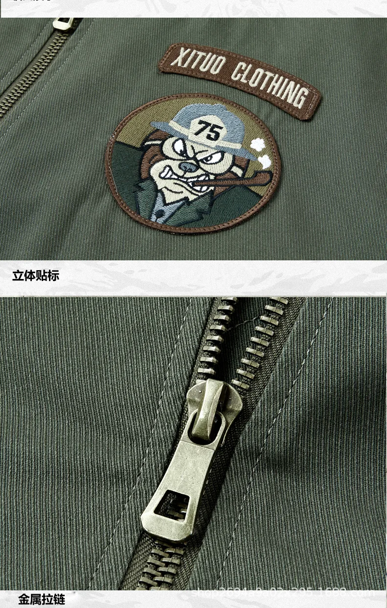 Мужская осенне-зимняя куртка-пилот ВВС MA1 мужские повседневные свободные