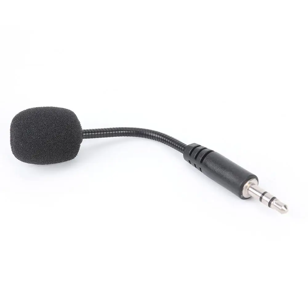 

Mini 3.5mm Hands-Free External Headset Microphone Flexible Microphone for Phone Clear and Stable Voice in Various Situations