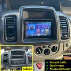 Автомагнитола Android 12, мультимедийный видеоплеер для Renault Trafic, NISSAN Primastar (J4), OPEL Vivaro (X83), GPS-навигация, восстановление