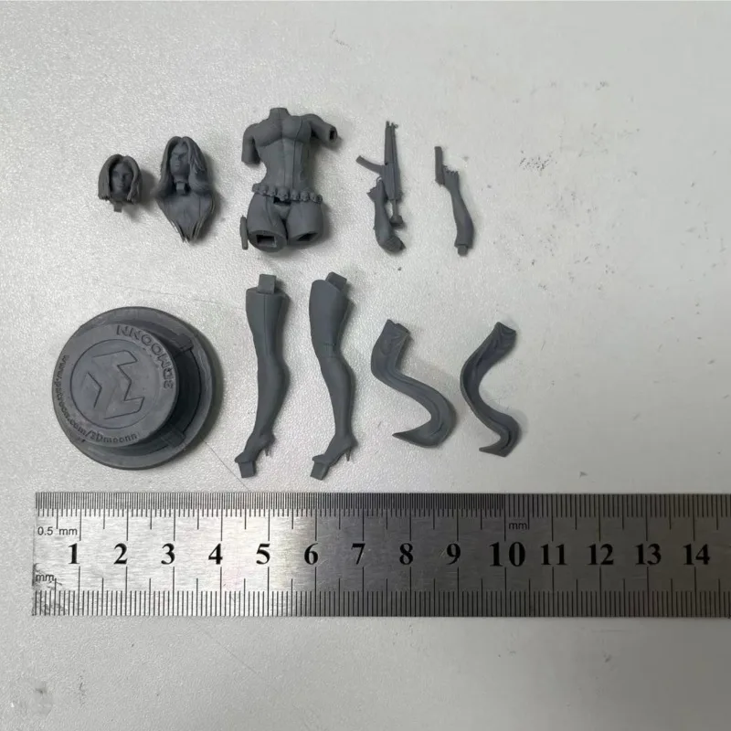 1/24 модельная фигурка из смолы Kit Future Berserker Женский воин фэнтезийная Миниатюрная