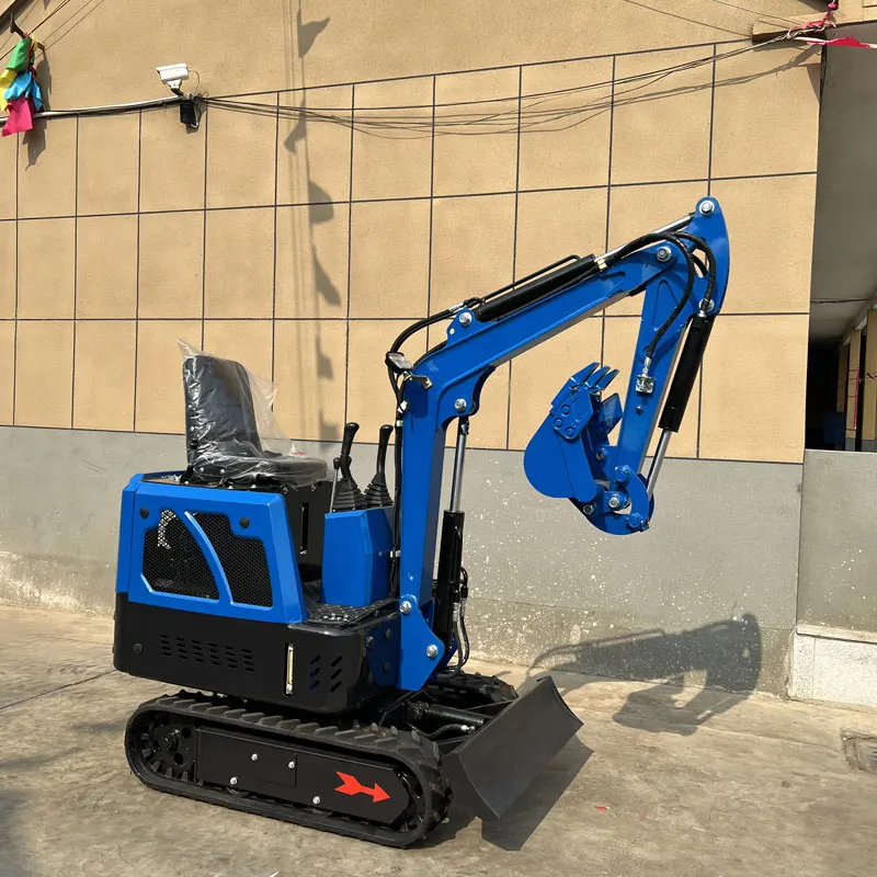 Farm Garden Mini Excavator 1 t OEM Mini Excavadora 1Ton 1.5ton 1.8ton Small Garden Digging Machine For Sale