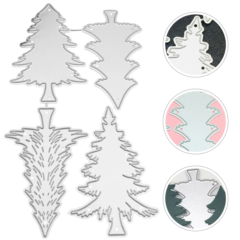 

DIY Greeting Card Cutting Dies Christmas-tree Design Craft Metal Decore Cuts Decorate Handcraft Tool Embossing Folders Making