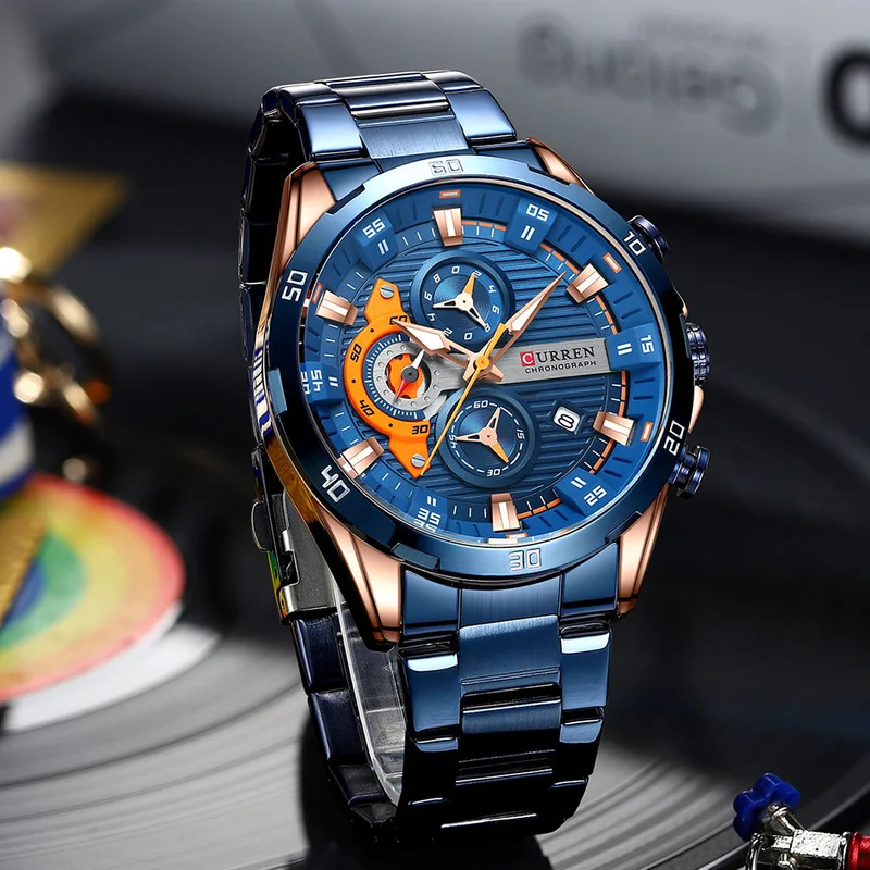 

Casual Fashion Men's Calendar Watch Waterproof Multifunction Watch