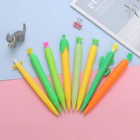 2 pcspack creative cartoon plant fruit shaped childrens automatic pencil 0 5 0 7mm mechanical pencil student stationery