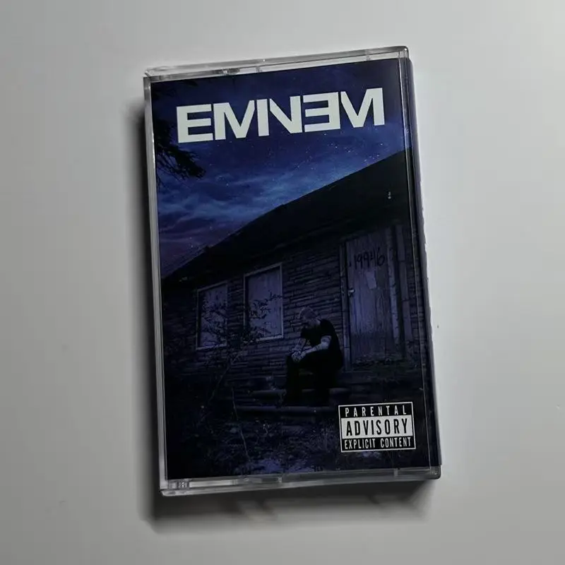 Фото Тонкая музыкальная лента Shady Eminem, лучшая коллекция, альбом, кассеты Rap God, косплей, Walkman, рекордер, автомобильный звуковой путь, коробка для вечеринки, музыка №1