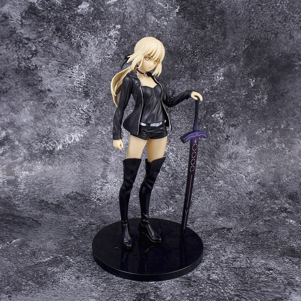 

24CM Saber Altria Pendragon Sexy Anime Figure Fate/Grand Order Action Figure Saber Alter Casual Wear Figurine Model Doll Toys
