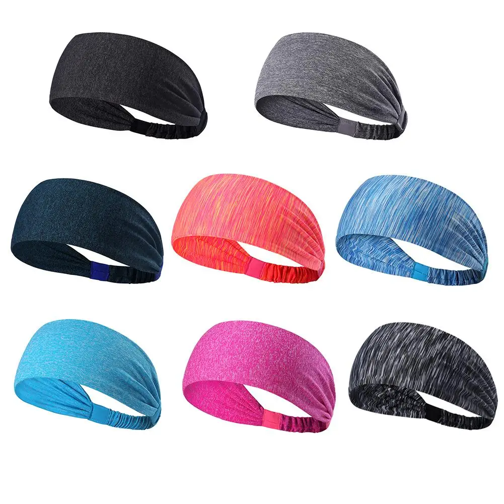 

Men Sweatband Sports Headband Stretch Women Yoga Running hair band for men Outdoor Sport Headwrap Fitness Sports safety