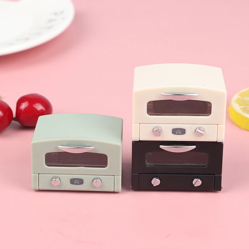 

1Pc Dollhouse Simulation Mini Oven Toaster Miniature Model Kitchen Toy 1：12 Dolls Houses Miniature Furniture Accessories