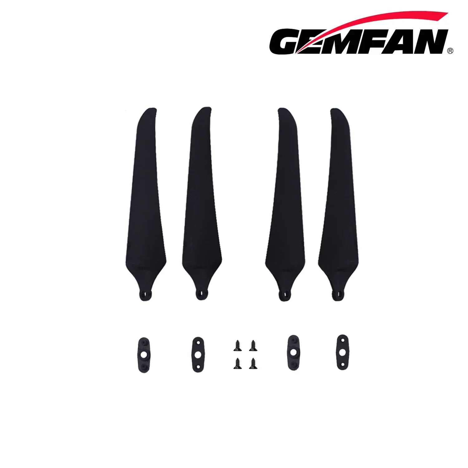 2 пары (2CW + 2CCW) Gemfan F1051 10-дюймовый складной пропеллер лопасти/3-лопастные