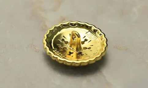 10 шт./партия металлические пуговицы в форме снежинок 18-23 мм