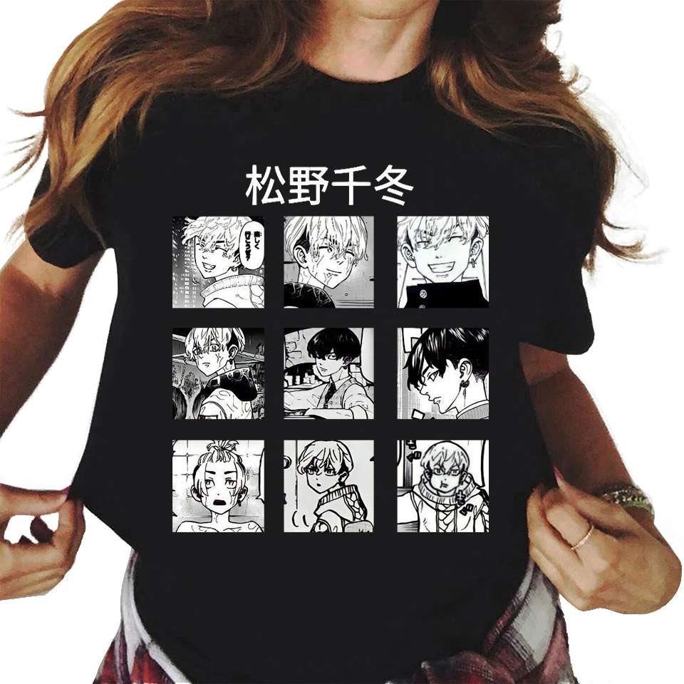 

Tokyo Revengers Men Tops Short Sleeve Fashion T-shirt Oversized Streetwear Graphic T-shirts Cute Tops