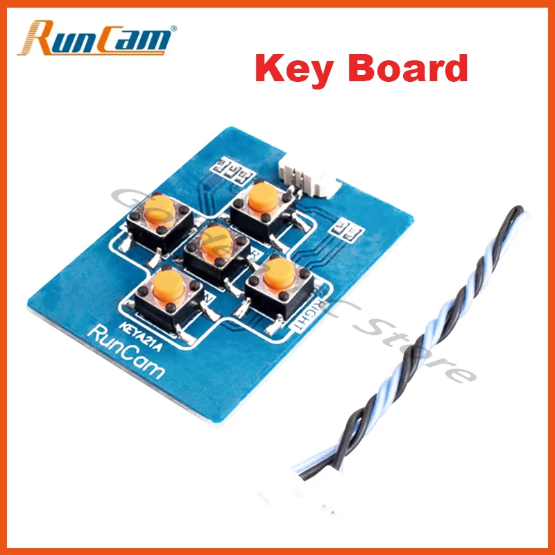 

RunCam Key Board w/ 1.25mm 2pin FPV Silicone Cable for Micro Sparrow Micro Swift 2 eagle Camera Replace Spare Part Accs