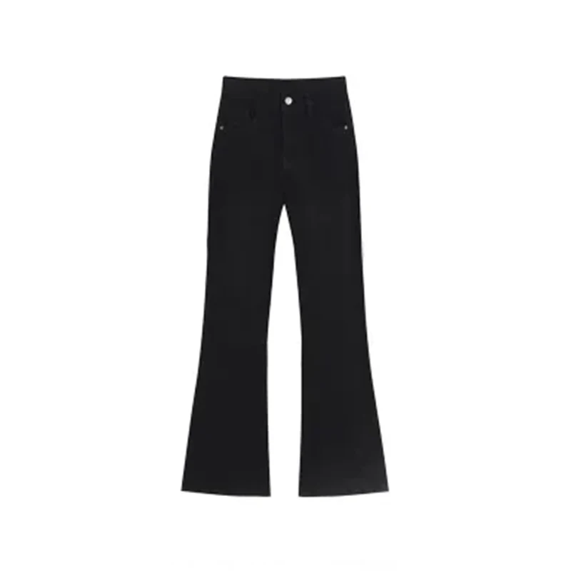 Зимние утепленные широкие джинсы на плюшевой подкладке женские теплые с высокой