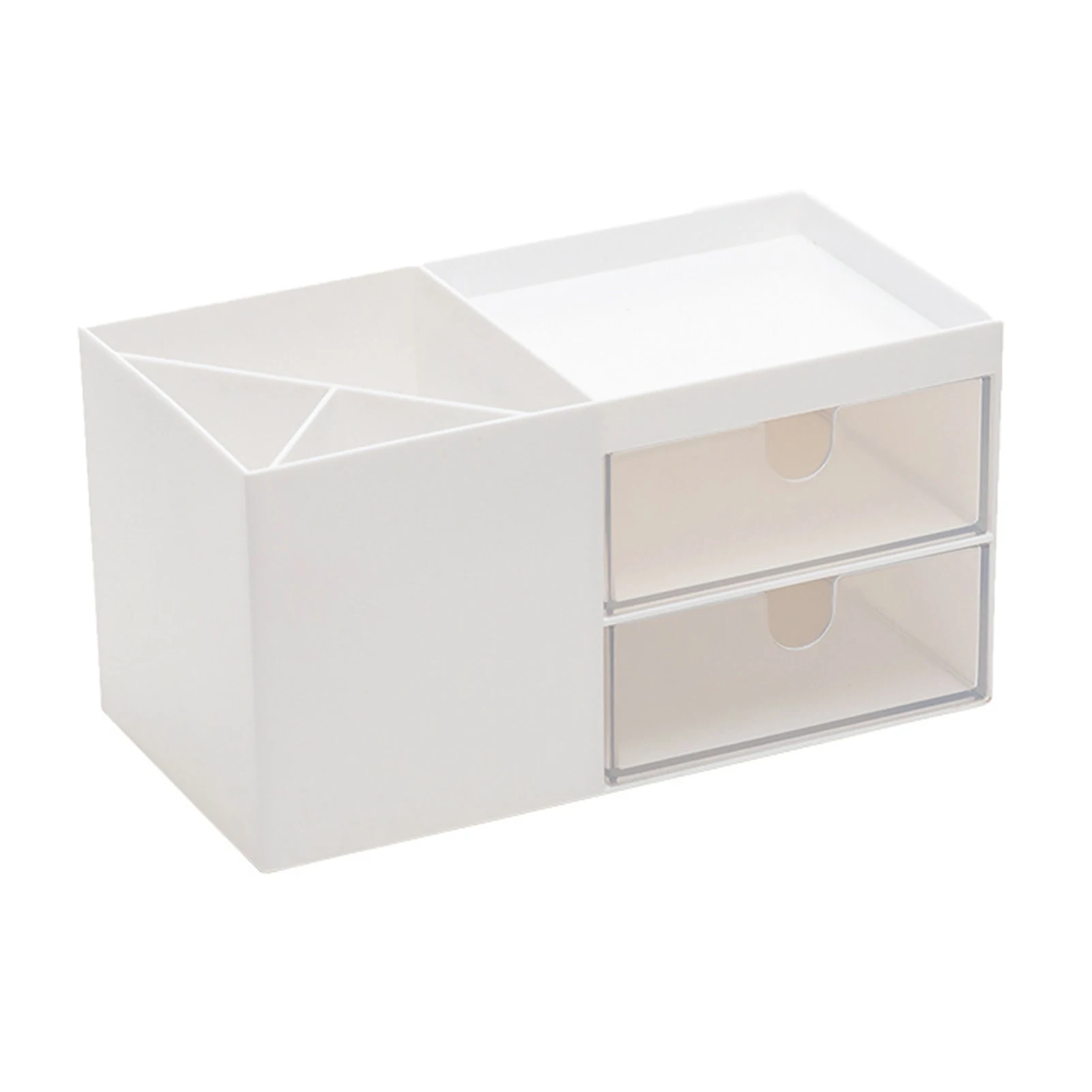 

Mini ABS Desk Organizer Crafts Dormitory Cosmetic Freestanding Stationery Storage Box Drawer Type Bedroom Tabletop Home Office