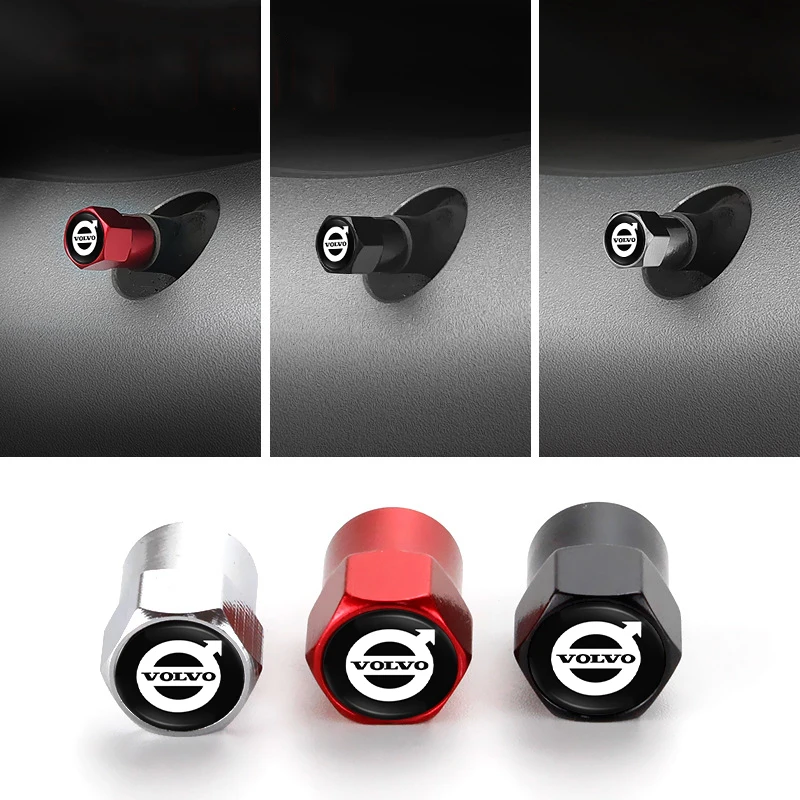 2/4/8 шт. автомобильный Стайлинг металлические колпачки для клапана стержня